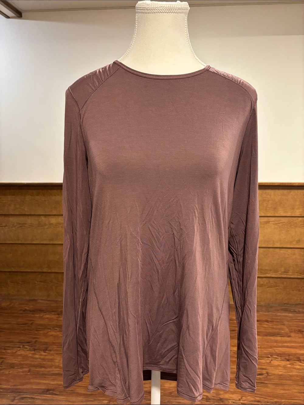 lululemon athletica Long Sleeve Tee in Dusty Rose